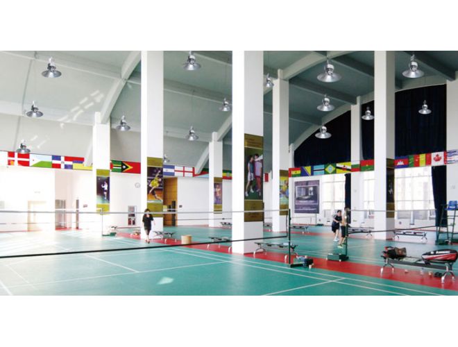 成功案例中奧羽毛球館
